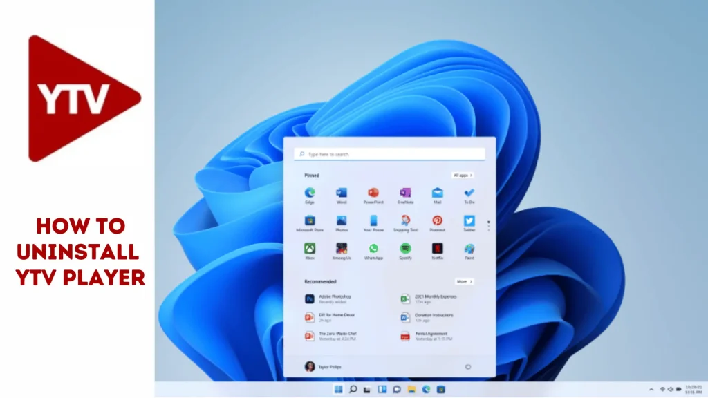 How to uninstall YTV Player